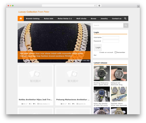 Theme WordPress Loostrive - peterclock.com