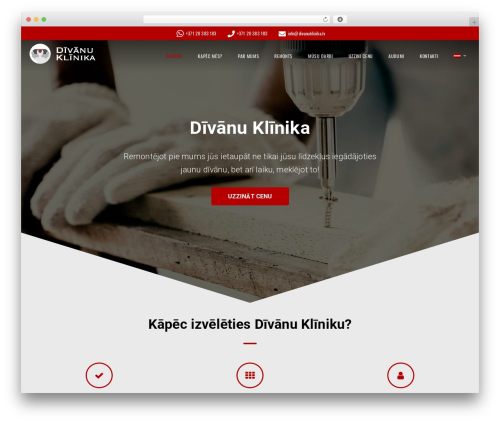 Visual Composer Starter WordPress theme - divanuklinika.lv