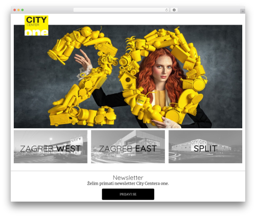 WordPress theme AM2 Theme - citycenterone.hr