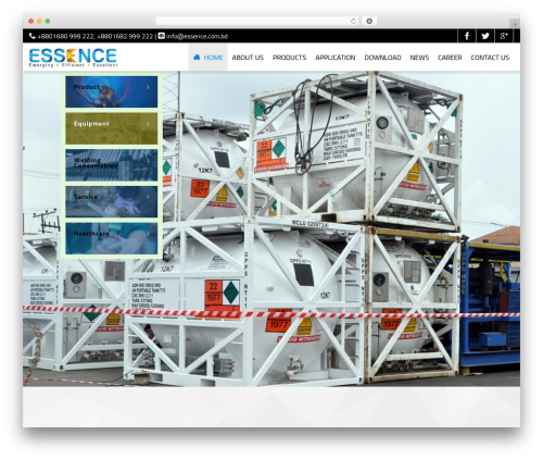 WordPress theme AZOOM - essence-gas.com