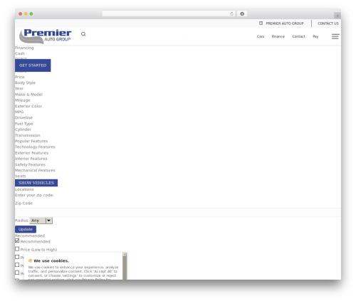 Space multisite WordPress plugin - premierautofortwayne.com
