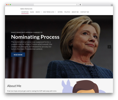 WordPress theme inForward - idaho-democrats.org