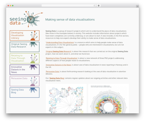 WordPress theme Seeing Data 2 - seeingdata.org