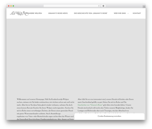 Aoraki theme WordPress - kooikerhondje-of-grannysrose.com