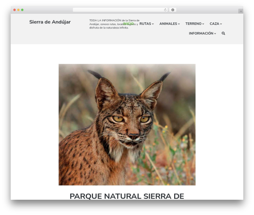 Atomic Blocks WordPress theme - sierradeandujar.com