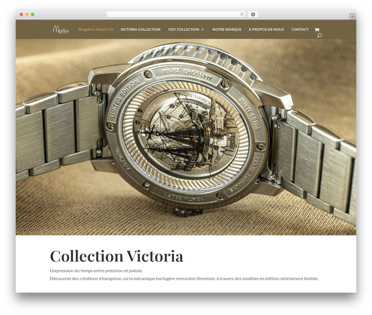 Divi WordPress theme - magellan-watch.ch