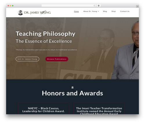 Elemental WordPress theme - drjamesyoung.com
