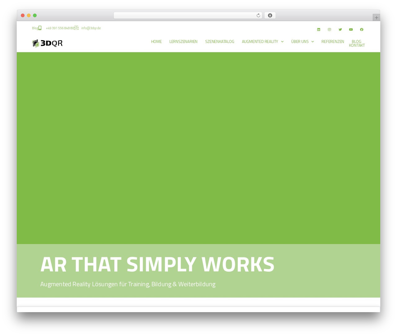 Hello Elementor WordPress theme - 3dqr.de
