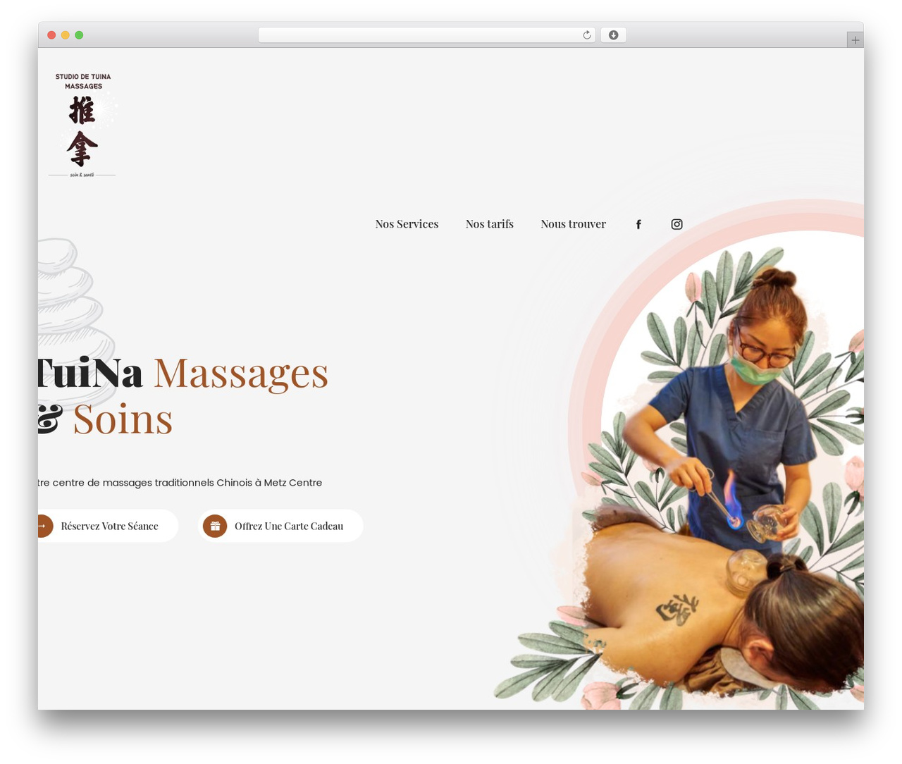 Makeover massage WordPress theme - tuinametz.com