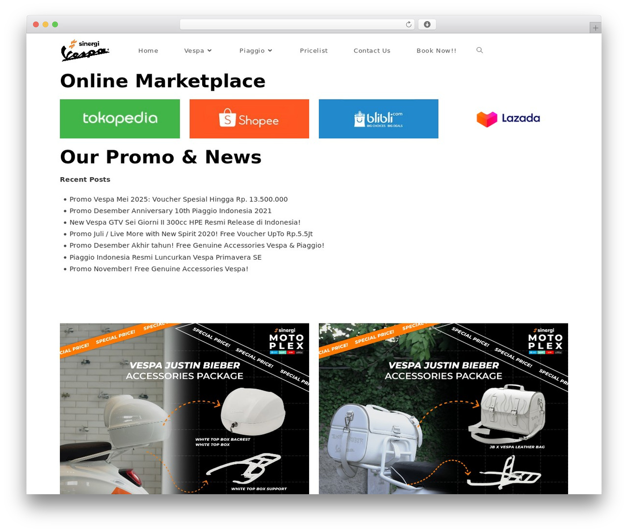 OceanWP WordPress theme - vespapiaggiojakarta.com