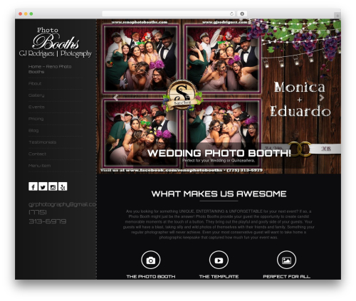 Techbooth WordPress theme image - renophotobooths.com