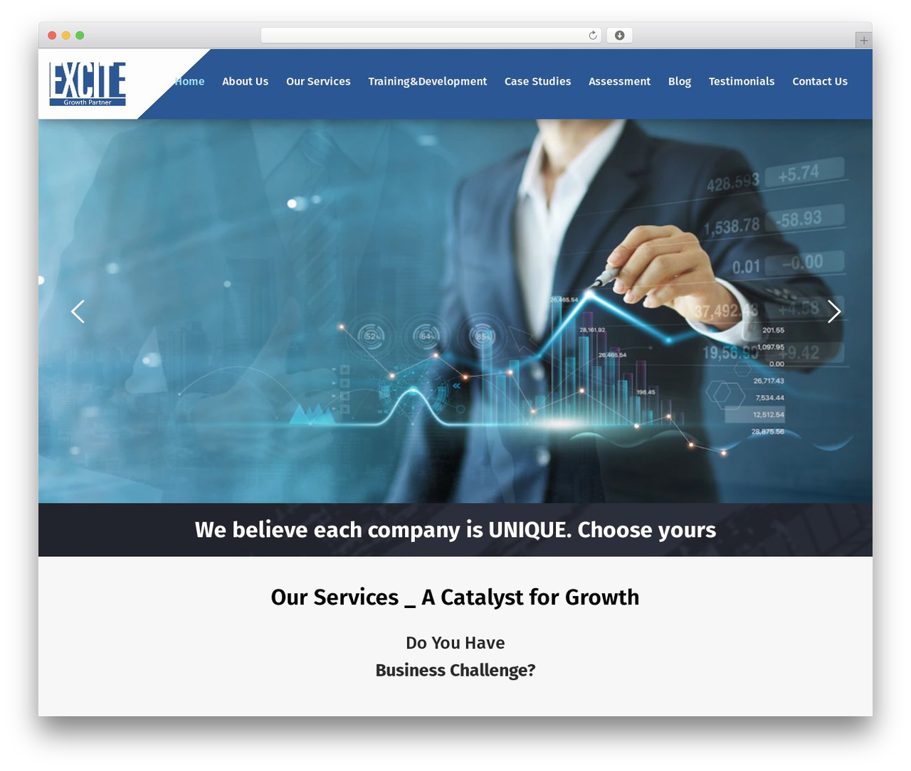 Theme WordPress Envolve - exciteconsultancy.com