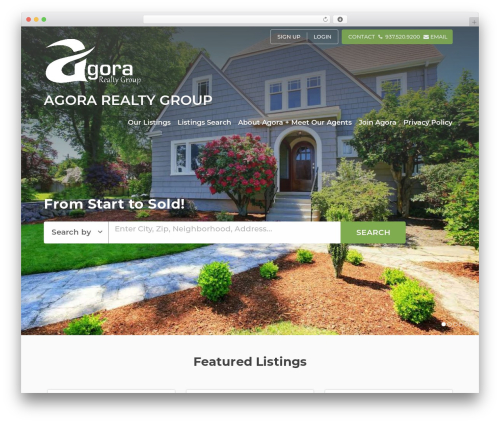 Real Estate Website Builder (placester) free WordPress plugin - agorarealtynow.com