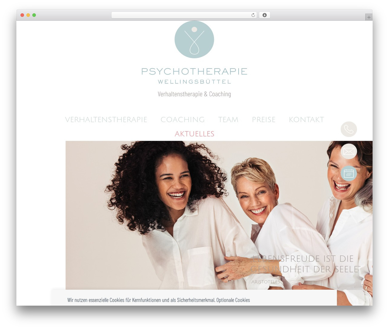 Total WordPress theme - psychotherapiewellingsbuettel.de