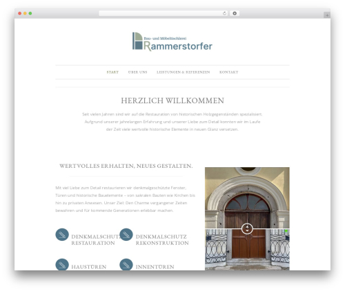 WordPress theme Divine Theme - tischlerei-rammerstorfer.at