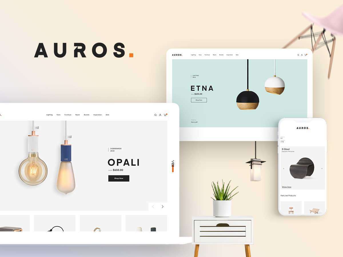 Auros WordPress shopping theme