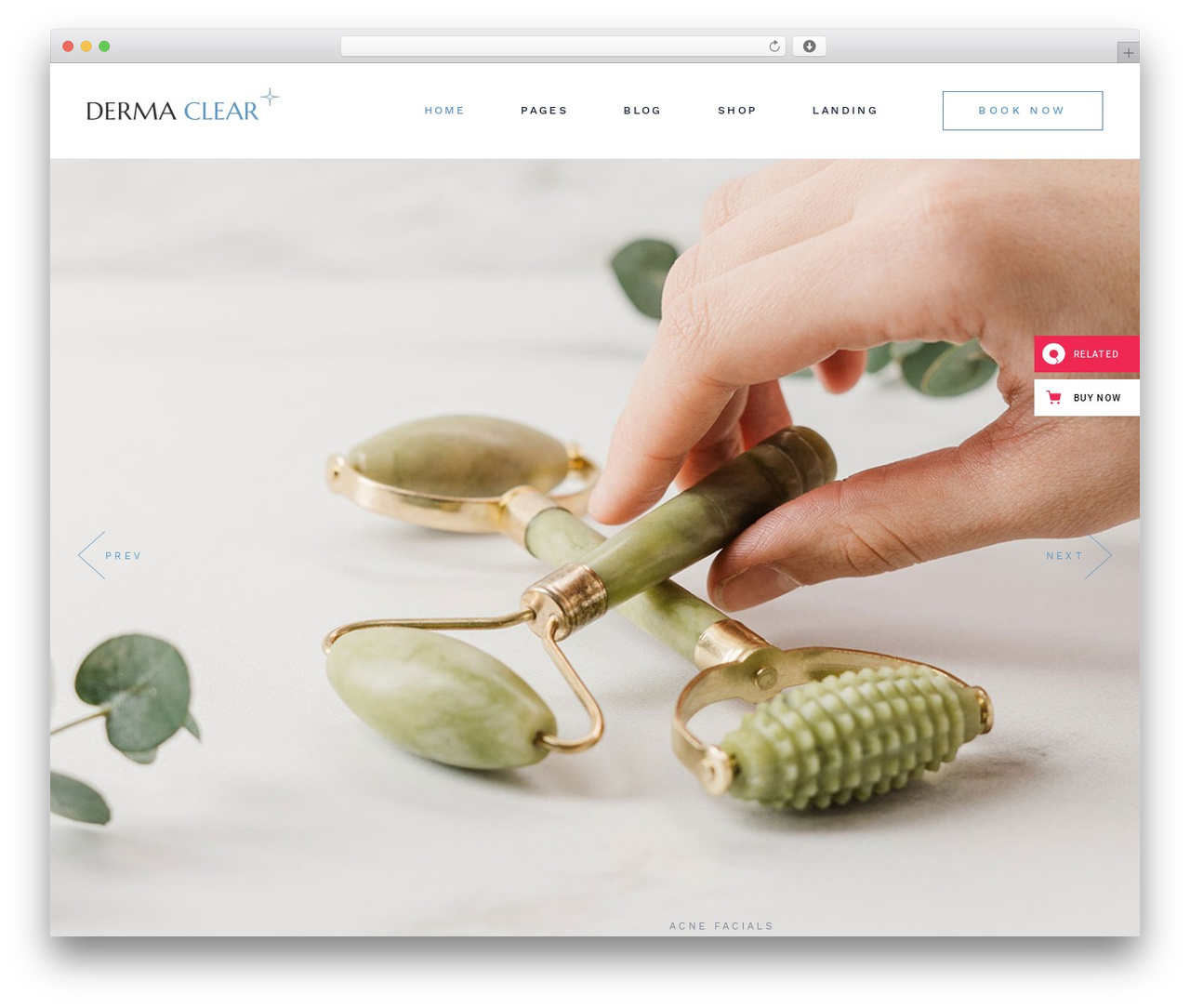 DermaClear WordPress theme design - dermaclear.qodeinteractive.com