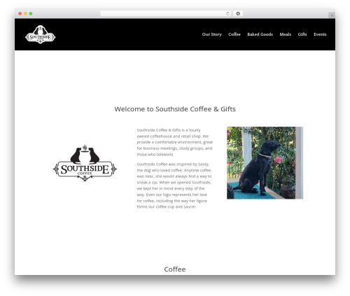 Divi WordPress store theme - southsidecoffeeandgifts.com