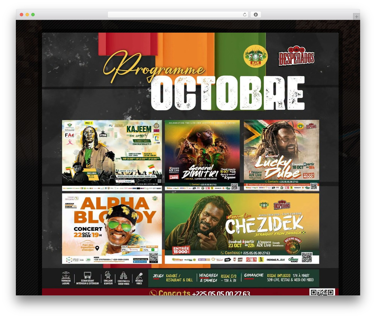Divi WordPress theme - azkproductions.ci
