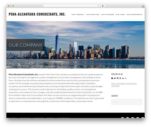 Executive theme WordPress free - pena-alcantara.com