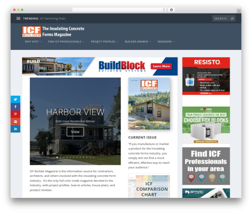 Extra newspaper WordPress theme - icfmag.com