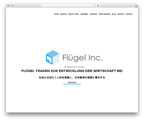 flugel WordPress theme - flugel-inc.co.jp