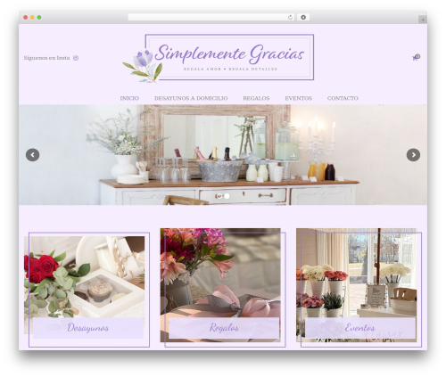 Handmade framework WordPress plugin - simplementegracias.cl