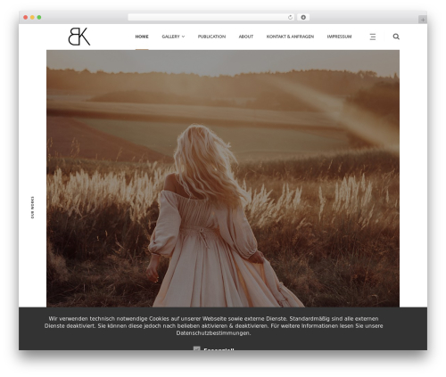 Oculus WordPress theme image - bkphotography.net