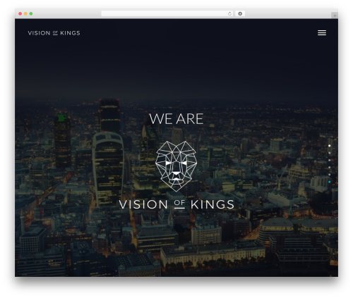 Struck WordPress theme - visionofkings.com