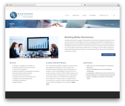 Theme WordPress Vision WP - bizarchitects.com