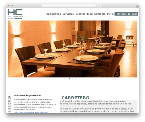 Theme WordPress Blockbase - hotelcarretero.com