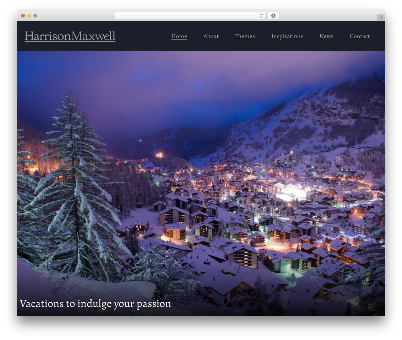 Theme WordPress Harrison Maxwell - harrisonmaxwell.com