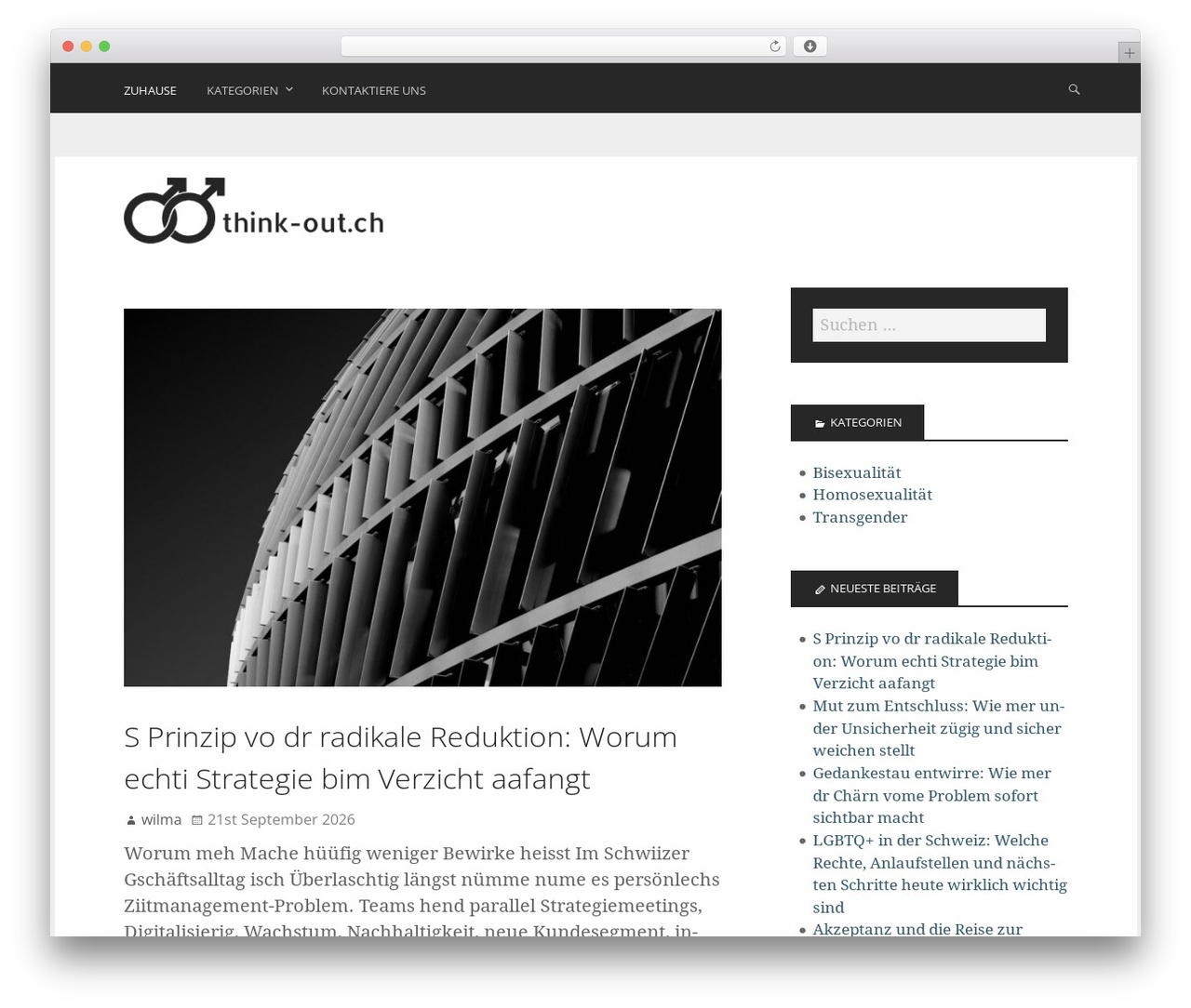 Theme WordPress Kepler - think-out.ch