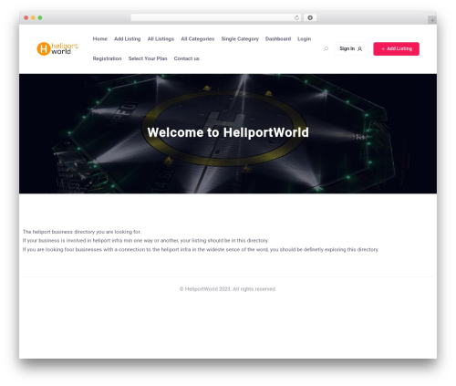Directorist pricing plans WordPress plugin - heliportworld.com