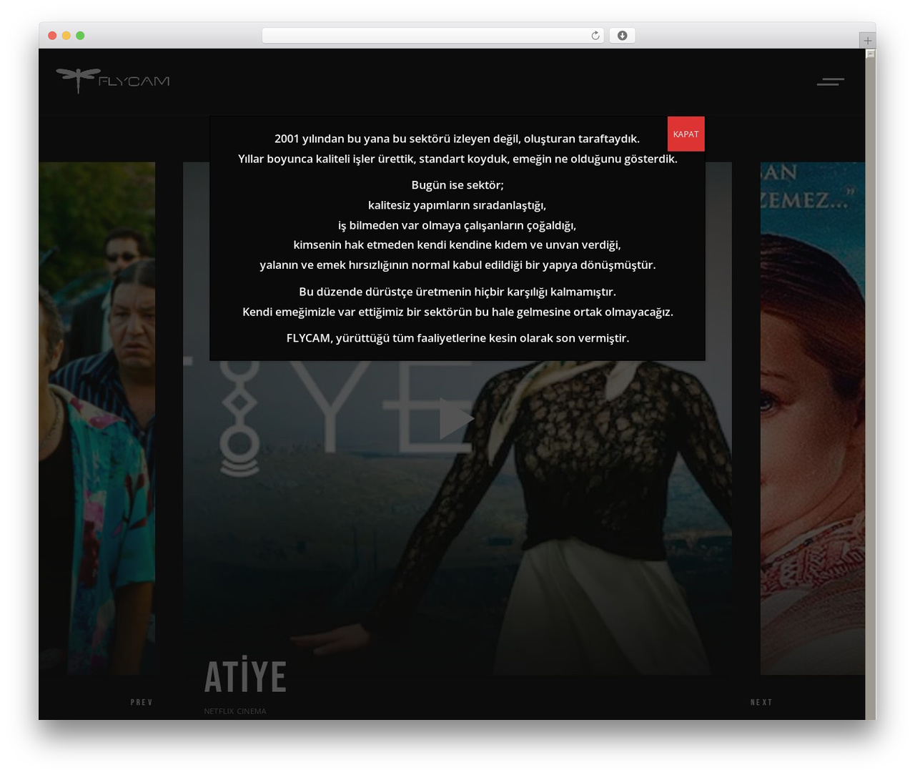 Theme WordPress Pelicula - flycam.com.tr