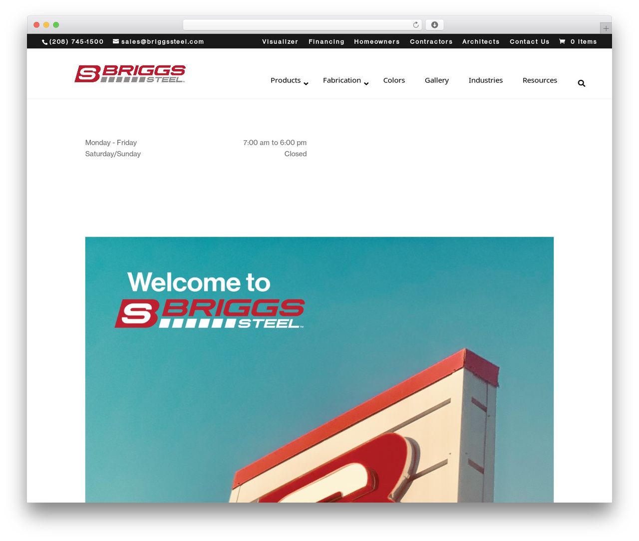 WordPress theme Divi - briggssteel.com WordPress theme Divi - briggssteel.com