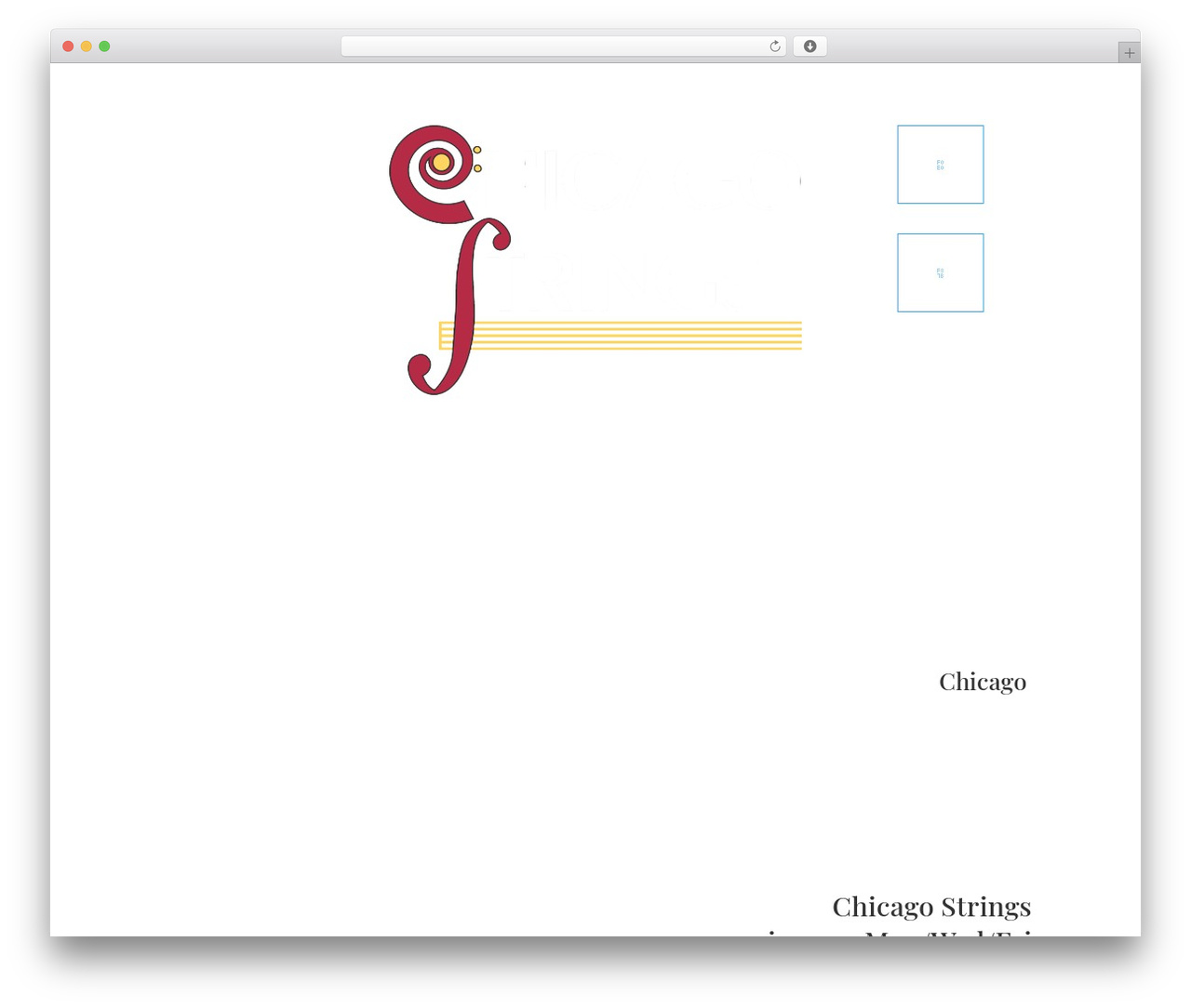 WordPress theme Divi - chicagostrings.com