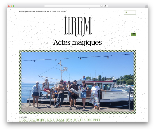 WP theme Themify Basic - iirrm.ch