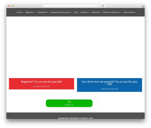 Zerif Lite WordPress theme - anderbydrivingcentre.co.uk