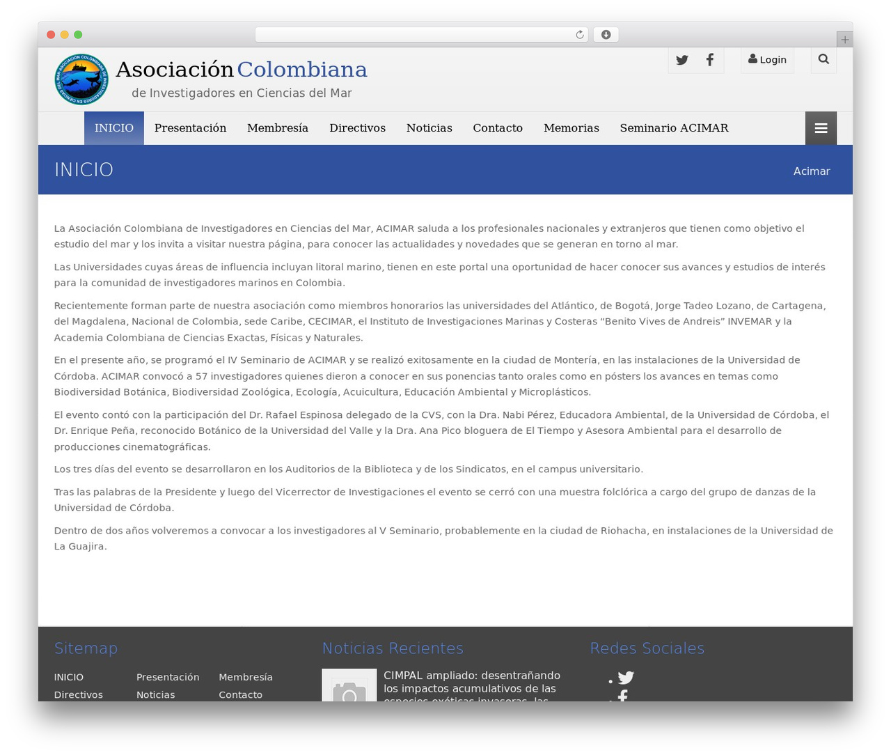 Artificial Reason WordPress theme - acimar.org Artificial Reason WordPress theme - acimar.org