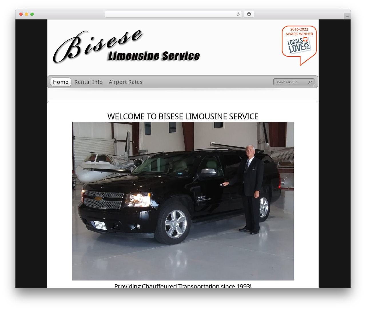 BiseseLimo WordPress website theme - biseselimo.com