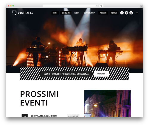 booth WordPress theme - idistratti.org