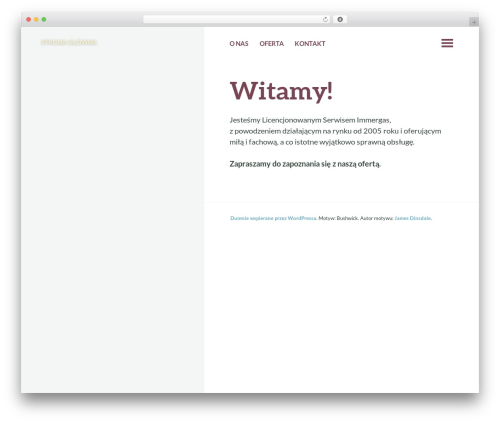 Bushwick - WordPress.com WordPress theme - serwis-kotlow.com