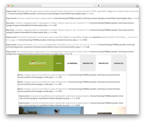 Constructy WordPress theme - cititherm.com