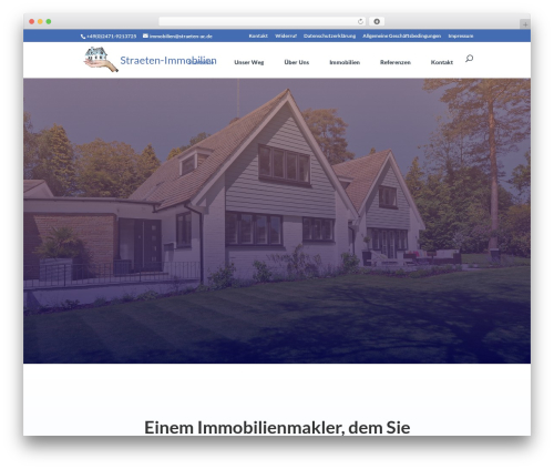 Divi WordPress theme - straeten-ac.com