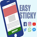Easy Sticky Buttons free WordPress plugin by Buğra Özdur