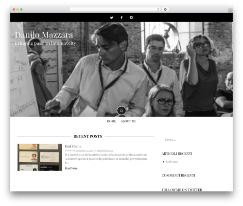 MadHat WordPress theme - danilomazzara.com