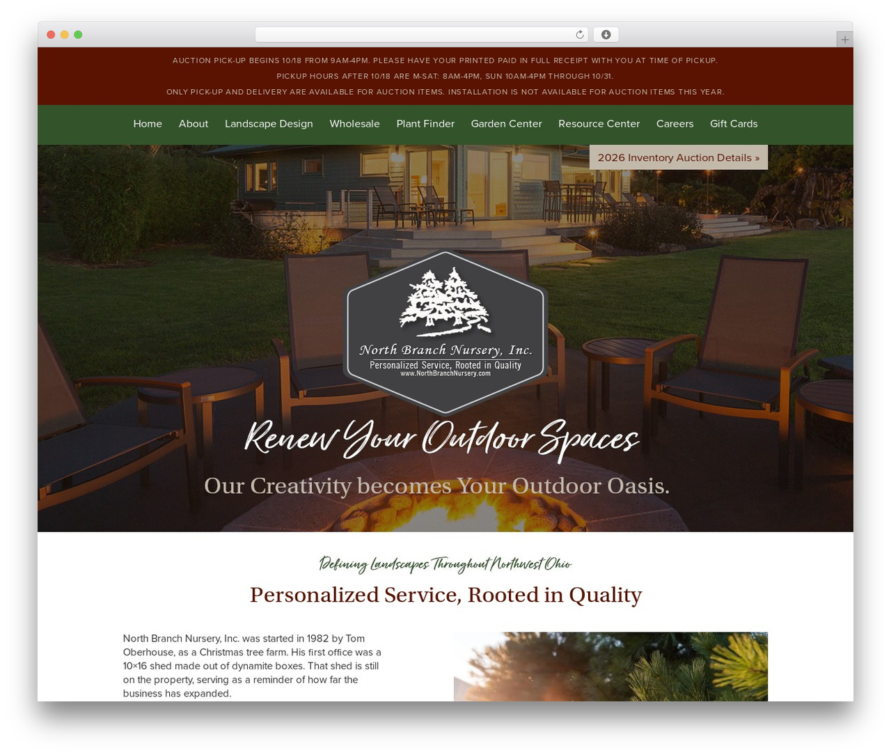 Martini Custom Framework top WordPress theme - northbranchnursery.com
