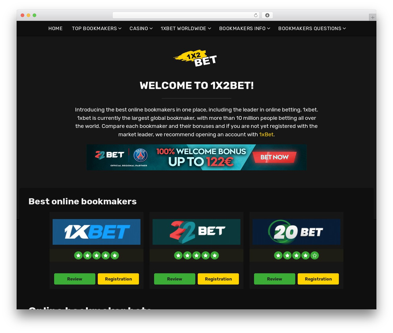 PokaTheme theme WordPress - 1x2bet-en.com