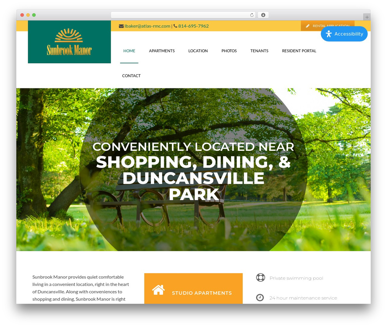 Tanj premium WordPress theme - sunbrook.net